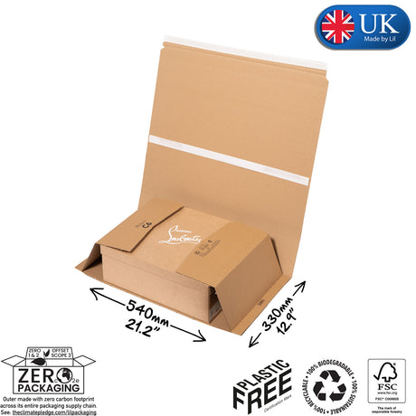 C6 Book Wraps Book Packaging | Lil Packaging