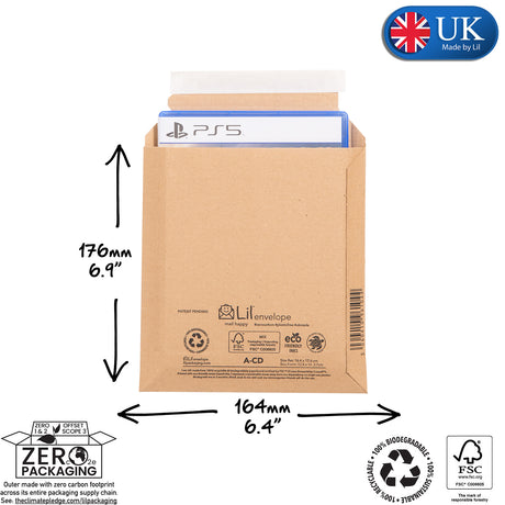 A-CD Mailer Lil Packaging 164mmx176mm